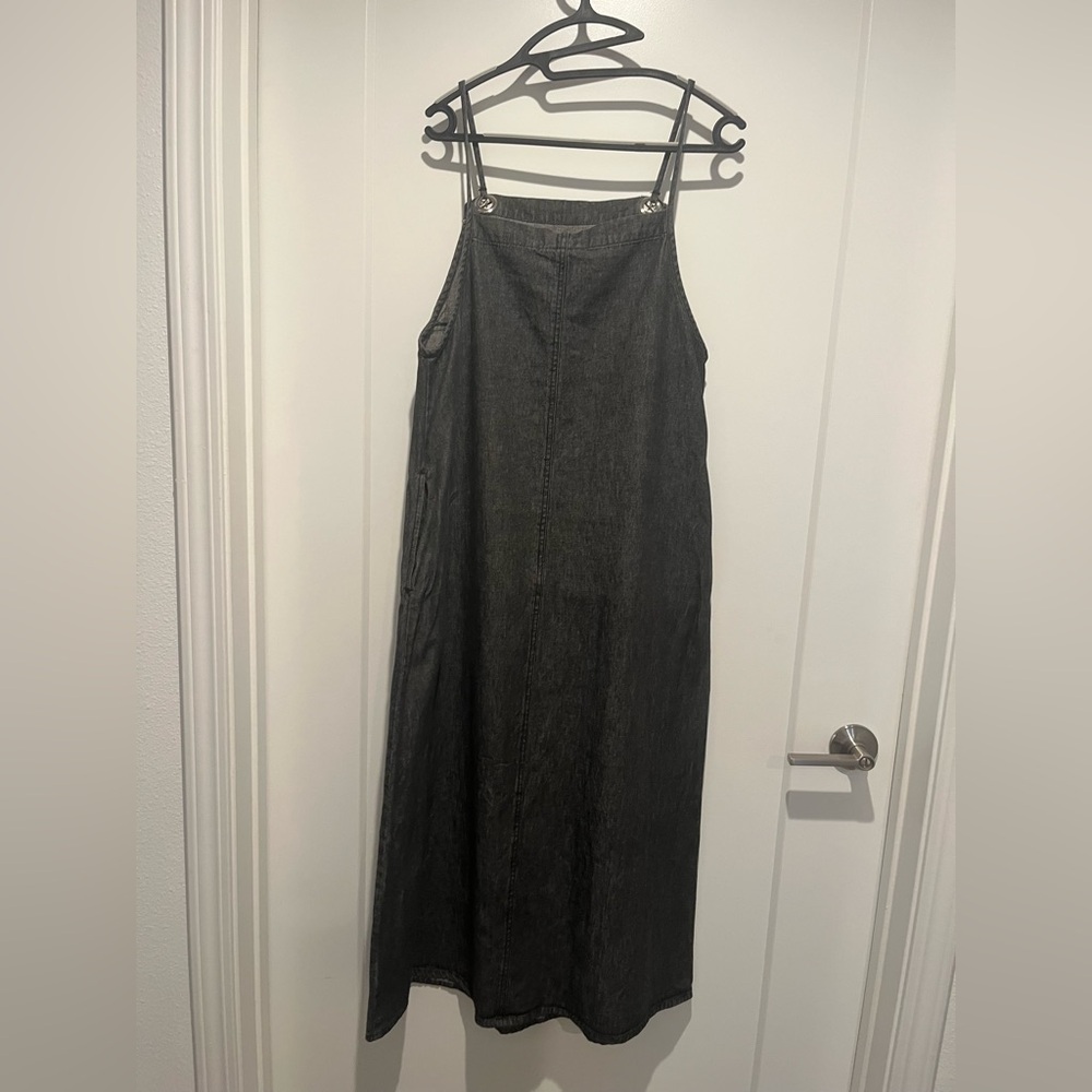 Quacker Factory Denim Overall Dress - Picture 2 of 13